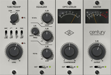 UAD Century Channel strip valvolare