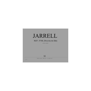 Jarrell - P.M / M.P ( Nachlese Iib ) - 2 Clarinettes