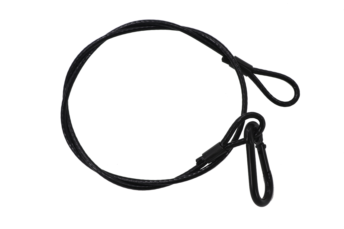 Confezione Da 12 Imbracature Di Sicurezza 4 mm 85 cm Nero