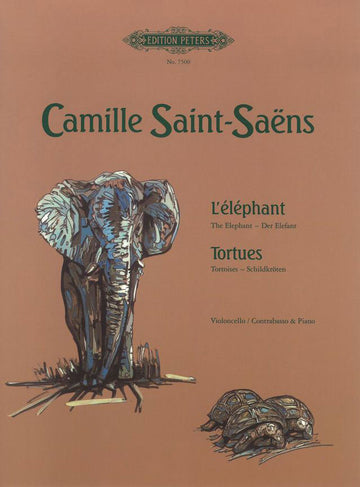 SAINT-saens Camille - L'elefante / Tartarughe - Contrabbasso e pianoforte