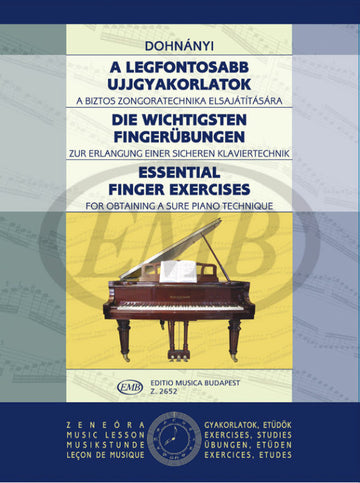 Dohnany E. - Essential Finger Exercises - Piano