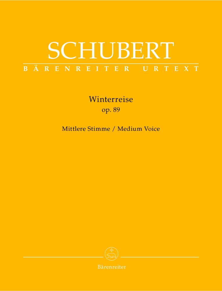 Schubert F. - Winterreise Op.89 D 911 - Voix Moyenne Piano