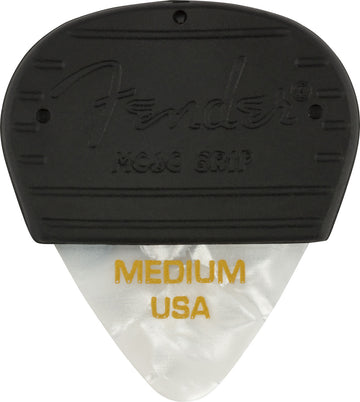 Mojo Grip Plettri in celluloide medi Confezione da 3 White Moto
