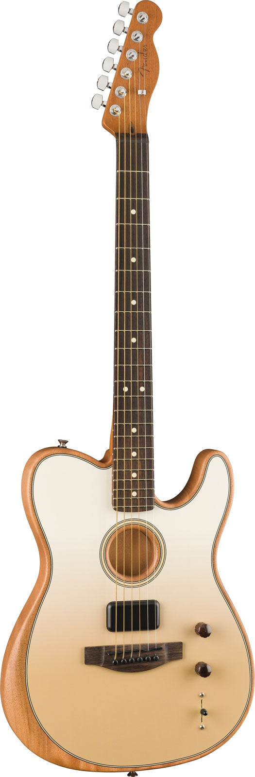 Telecaster Acoustasonic Player Signature Finneas RW Sfumatura Cappuccino