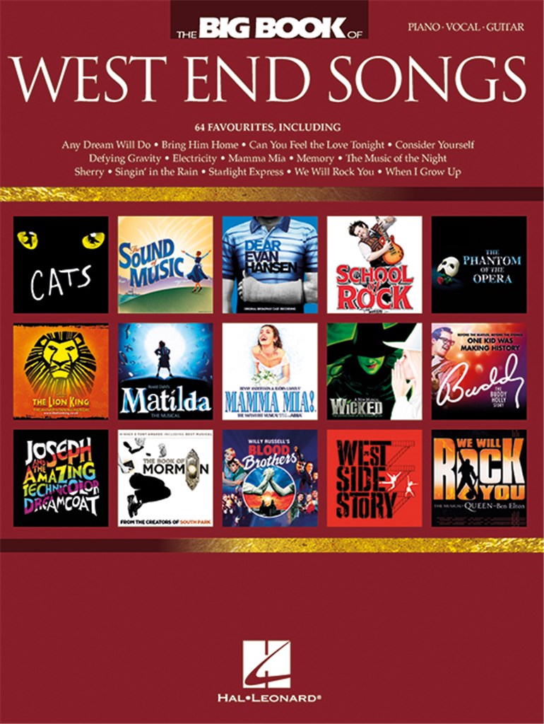 Il grande libro delle canzoni del West End - PVG