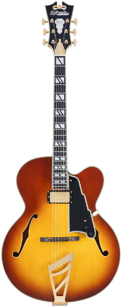 D'Angelico Excel EXL-1 Iced Tea Burst scuro