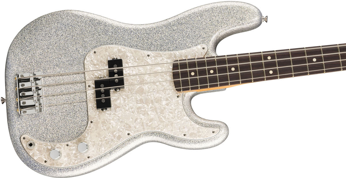 Precision Bass Player II 75 Anni RW Scintillio di Polvere di Diamante