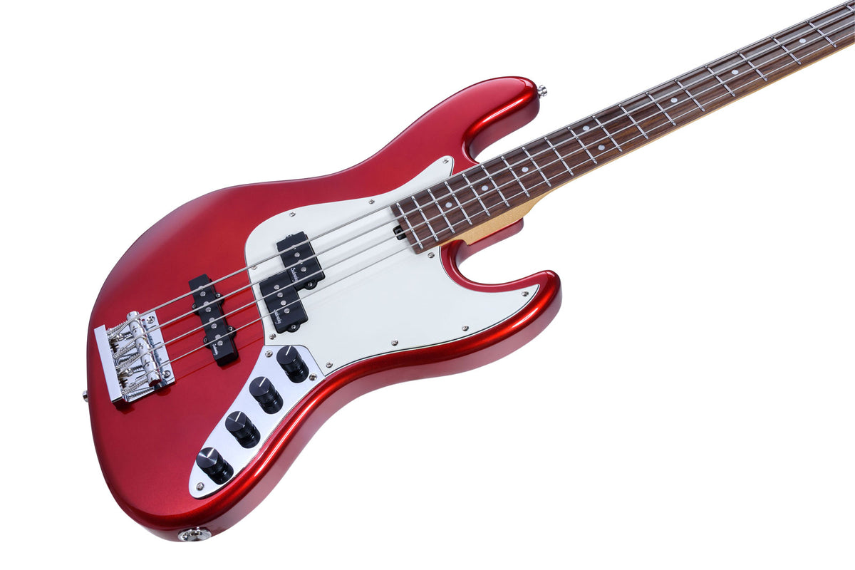 METROEXPRESS 21 HYBRID PJ 4 STRING - CANDY APPLE RD,ROSEWOOD