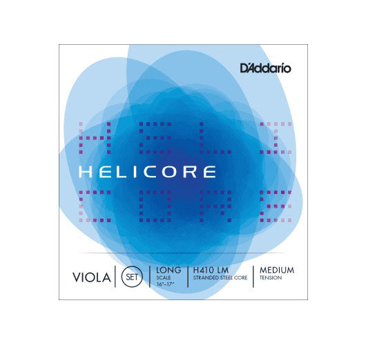 STRING SET FOR HELICORE VIOLA "LONG SCALE" TENSION MEDIUM