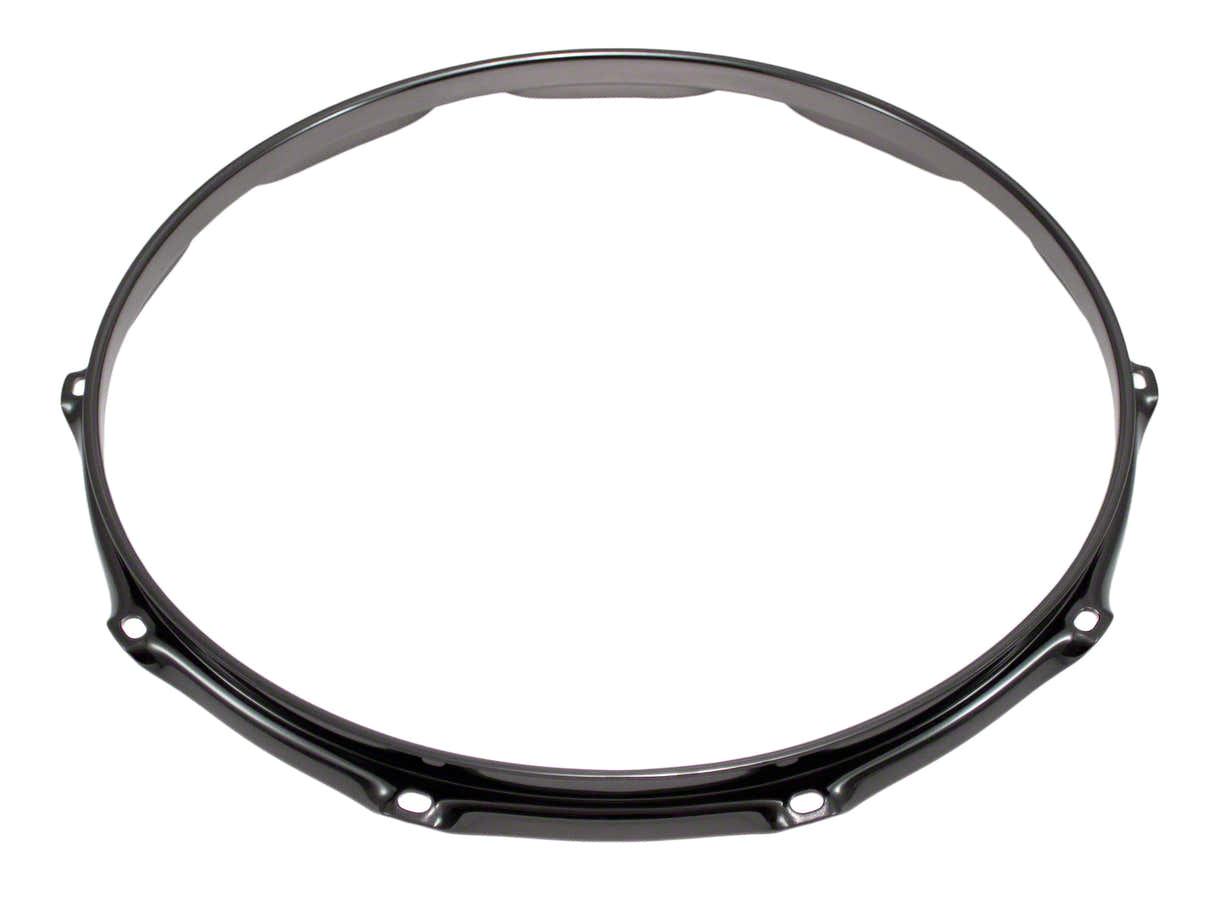 H30-14-10BK - CERCHIO 14" 10 TIRANTI NERO SUPER TRIPLA FLANGIA 3.0MM
