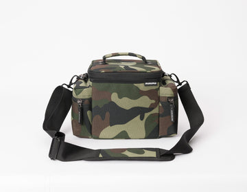 45 RECORD-BAG 100 NEW CAMO-GREEN/BORDEAUX