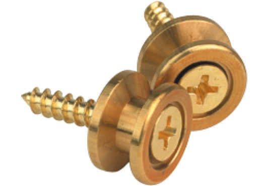 Perni terminali in ottone massiccio - Ottone (coppia)