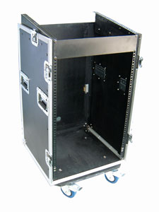 Flight case 12u+ piano inclinato