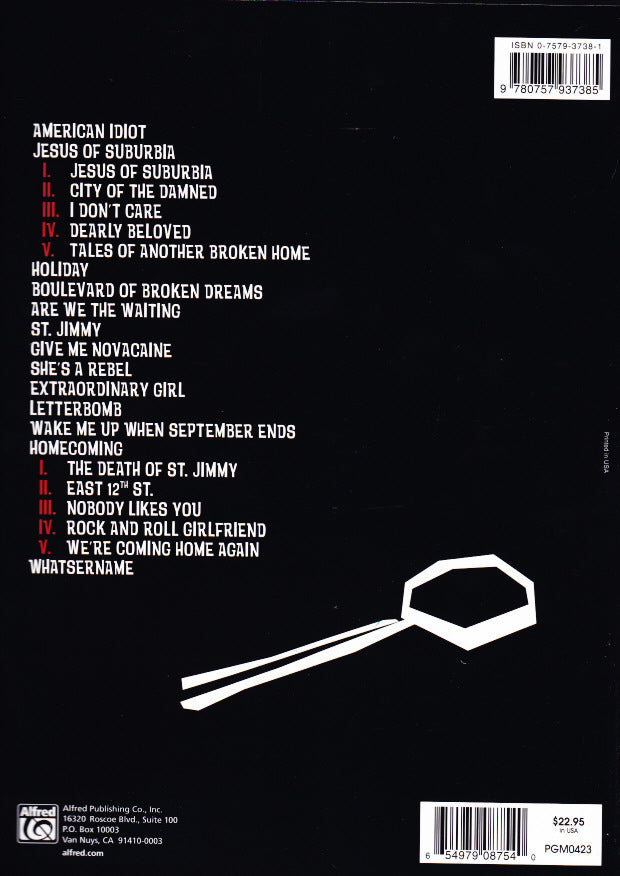 Green Day - American Idiot - Tab per chitarra