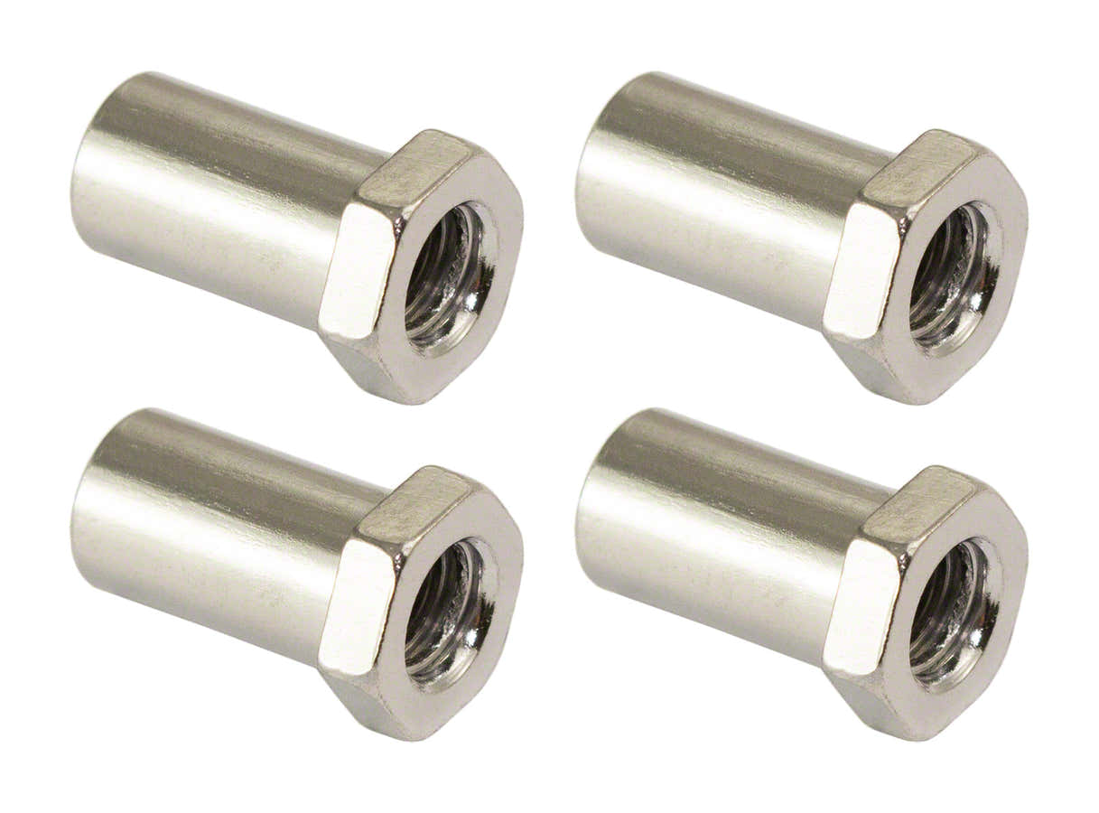 SN-HE-15B Dado Girevole 15mm Testa Esagonale Ottone (X4)