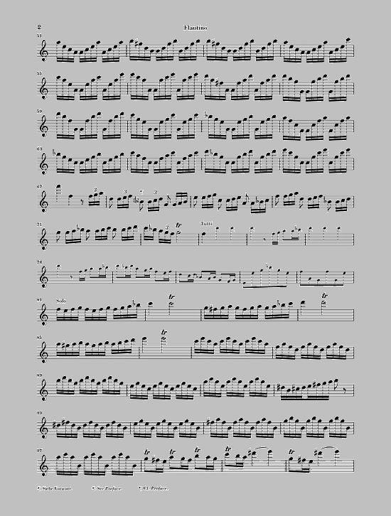 Vivaldi A. - Concerto per flautino (flauto dolce/flauto) e orchestra in Do maggiore Op. 44 11 Rv 443