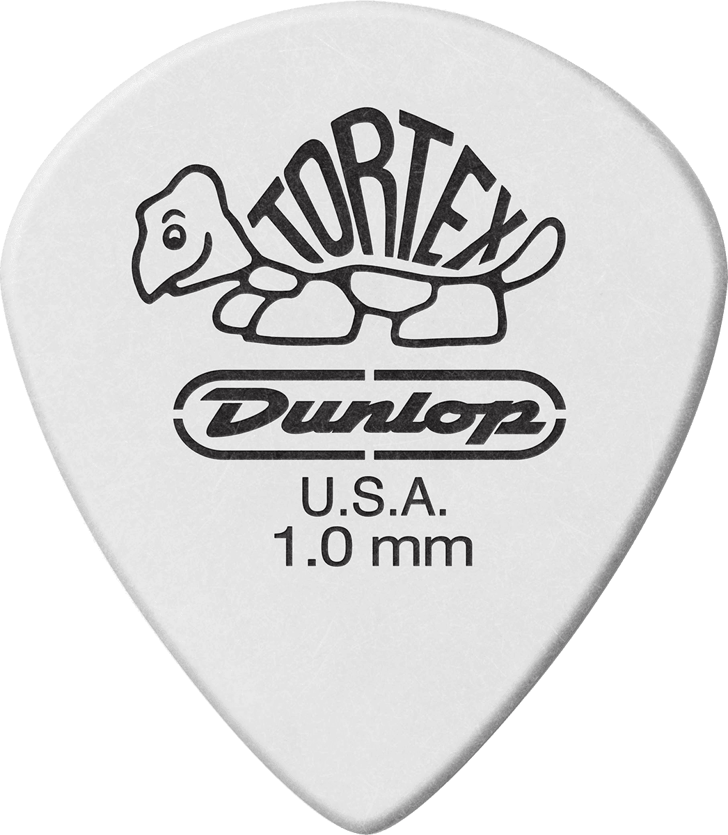 12 x 1,00mm Tortex White Jazz III