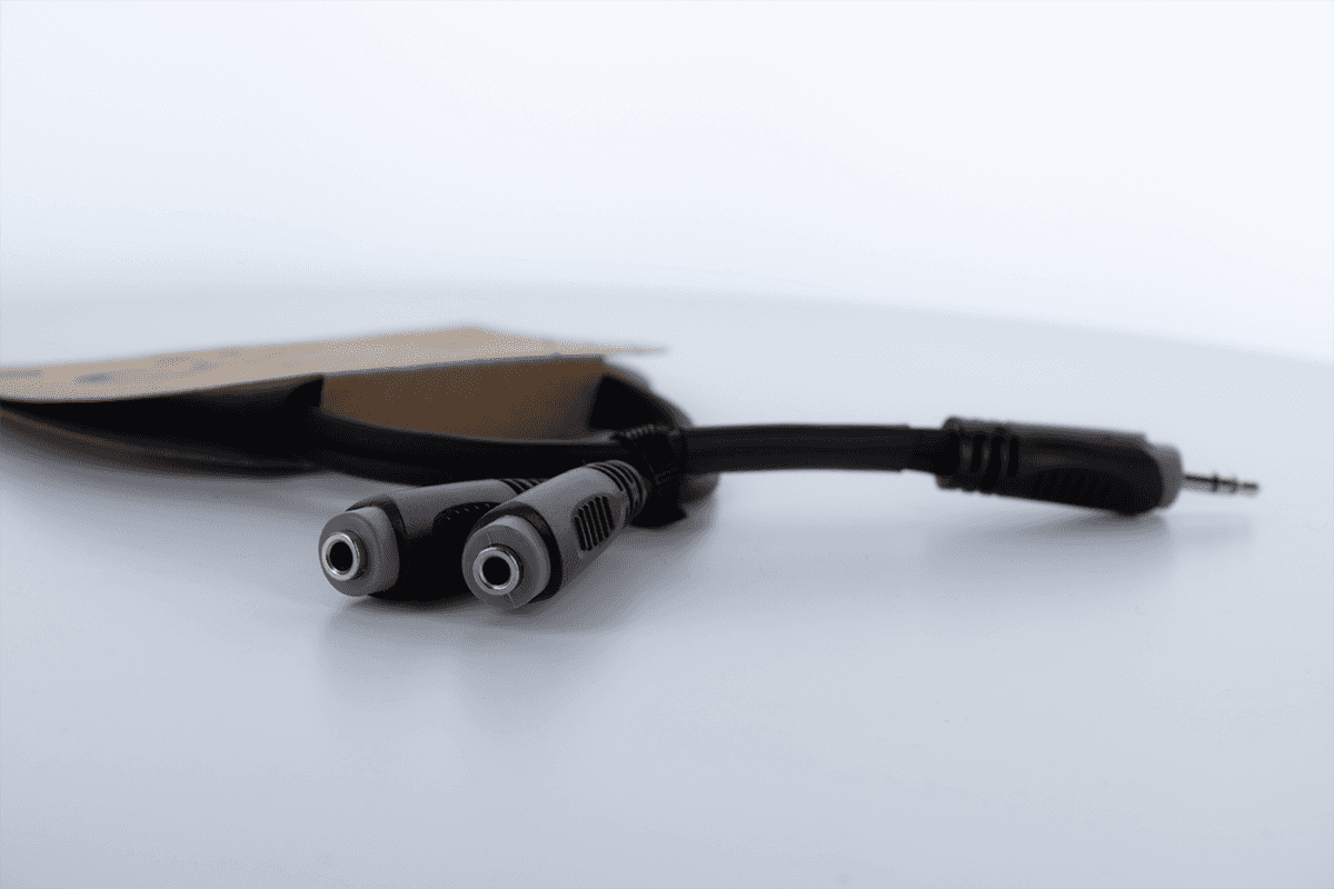 Cavo Y Mini-jack Stereo/2 Mini-jack Stereo Femmina 30 CM