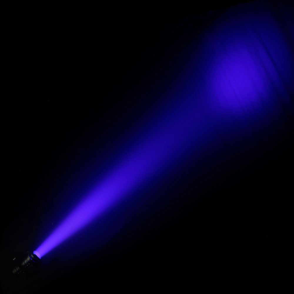TS 60 W RGBW - SPOT PER TEATRO CON LENTE PIANETA CONVESSA E LED RGBW 60 W CONTENITORE NERO