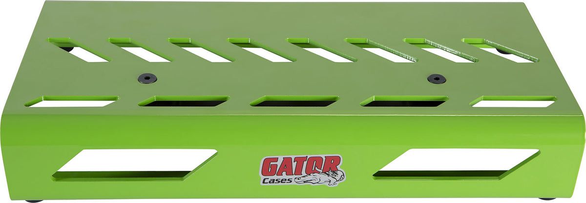Green aluminum pedalboard