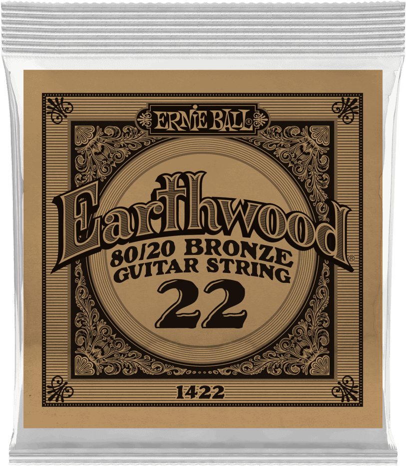 .022 EARTHWOOD 80/20 BRONZE ACOUSTIC GUITAR STRINGS