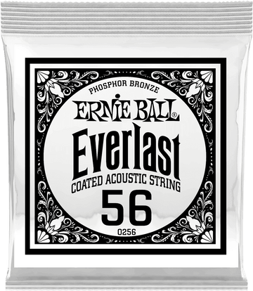 .056 EVERLAST COATED PHOSPHOR BRONZE ACOUSTIC GUITAR STRINGS