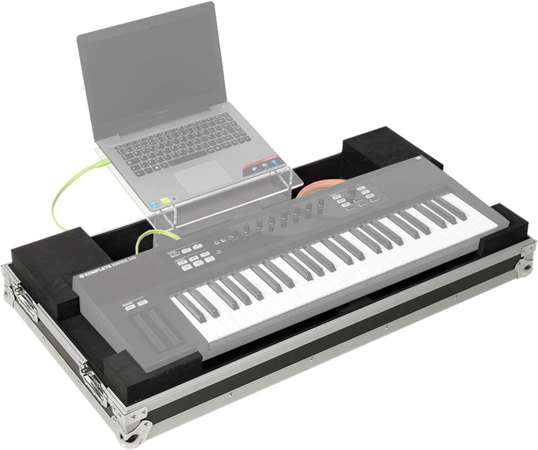 Custodia per tastiera WALFLIGHTKB49ACRSTW Nero