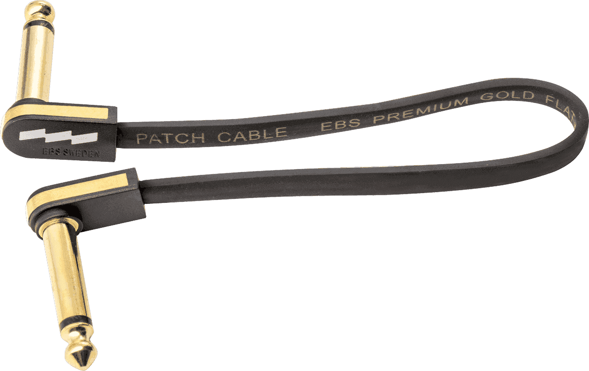 Cavo Patch per Chitarra 18 CM Compatto Oro