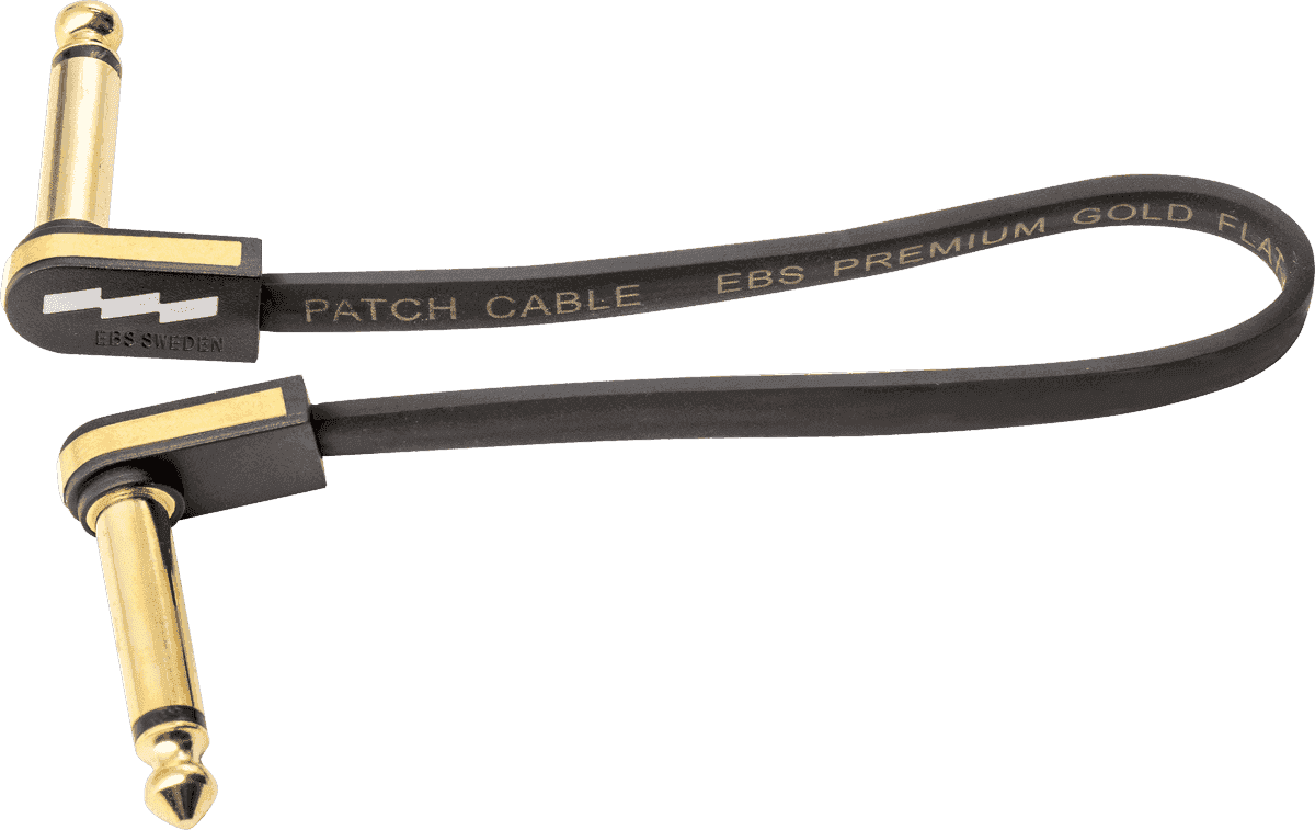 Cavo Patch per Chitarra 18 CM Compatto Oro