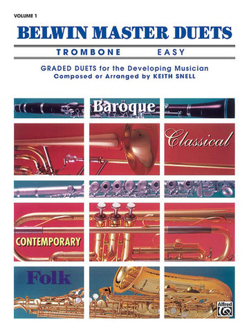 Snell Keith - Belwin Master Duets - Trombone Easy I - Trombone