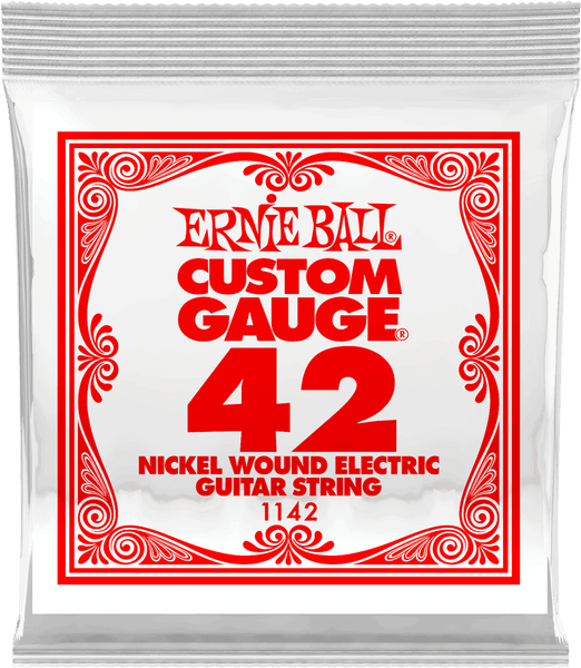 Ernie Ball .042 NICKEL WOUND ELECTRIC GUITAR STRINGS