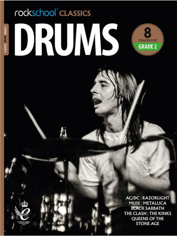 ROCKSCHOOL CLASSICS DRUMS GRADE 2 (2018)