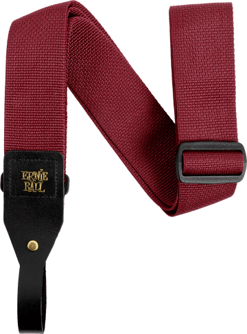 RED WINE PP STRAP FOR ACOUSTIC GUITAR