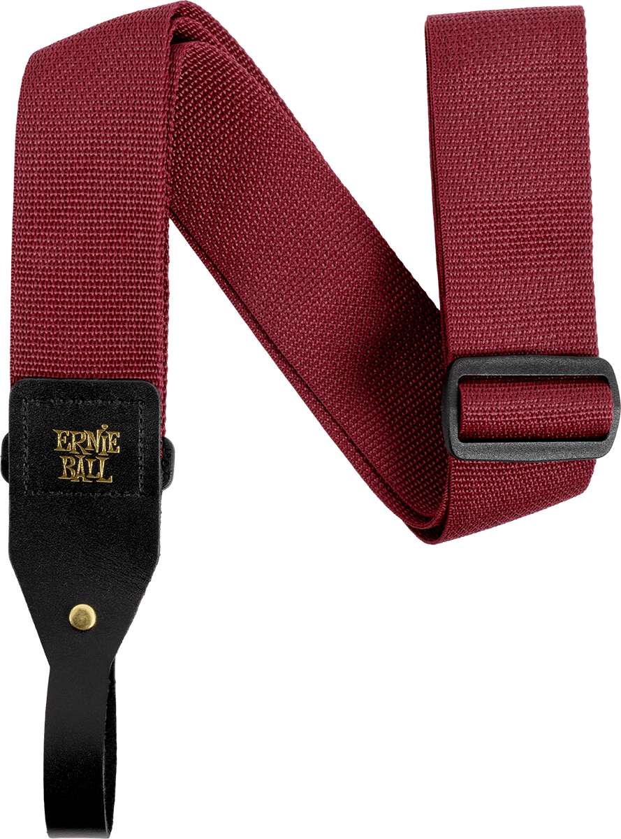 RED WINE PP STRAP FOR ACOUSTIC GUITAR