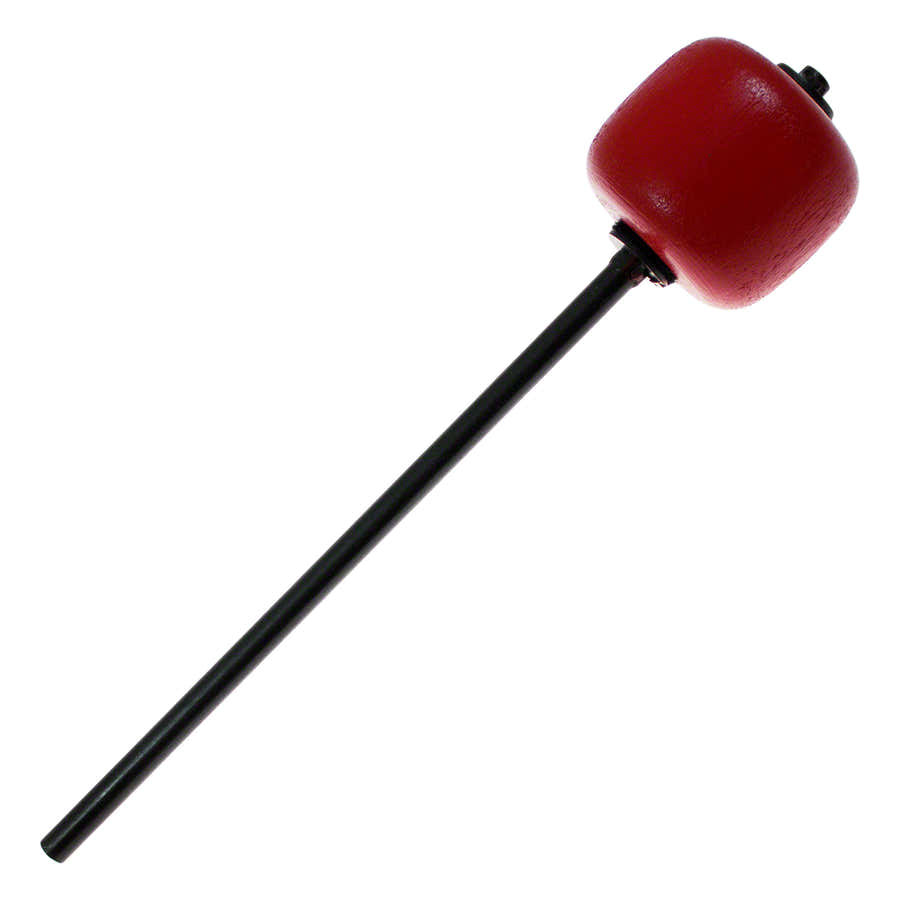 205 Battente Pedale Cassa Legno Duro Rosso Asta Nera
