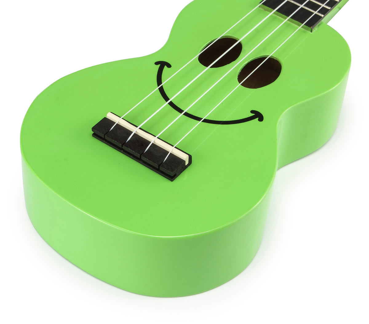 Gmh Usmile-Gn Ukulele Green Smile + Gigbag