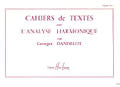 Dandelot Georges - Cahiers De Textes L'analyse Harmonique Vol.1