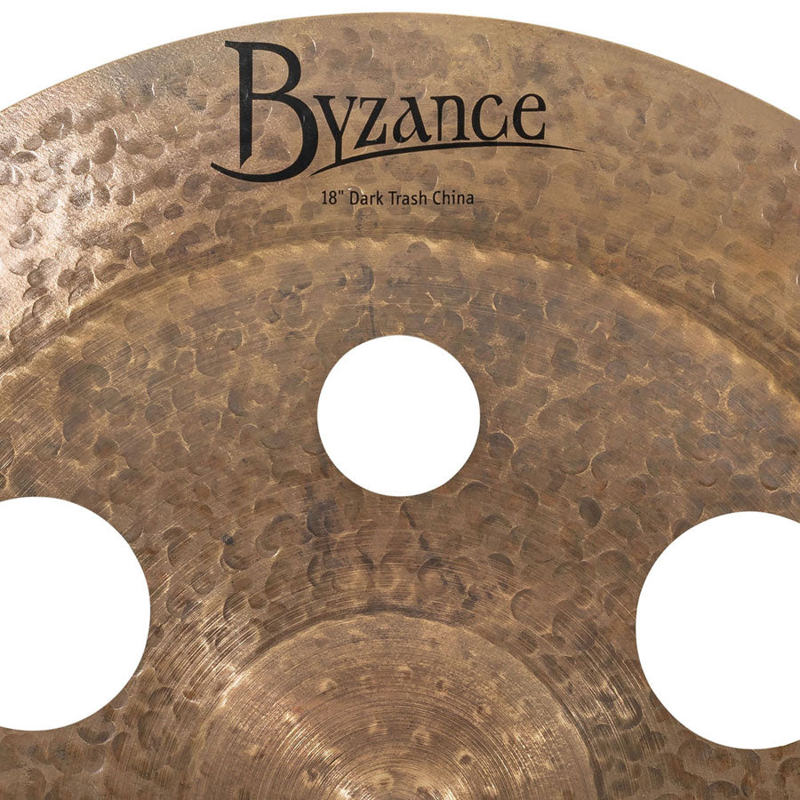 18" BYZANCE DARK TRASH CHINA
