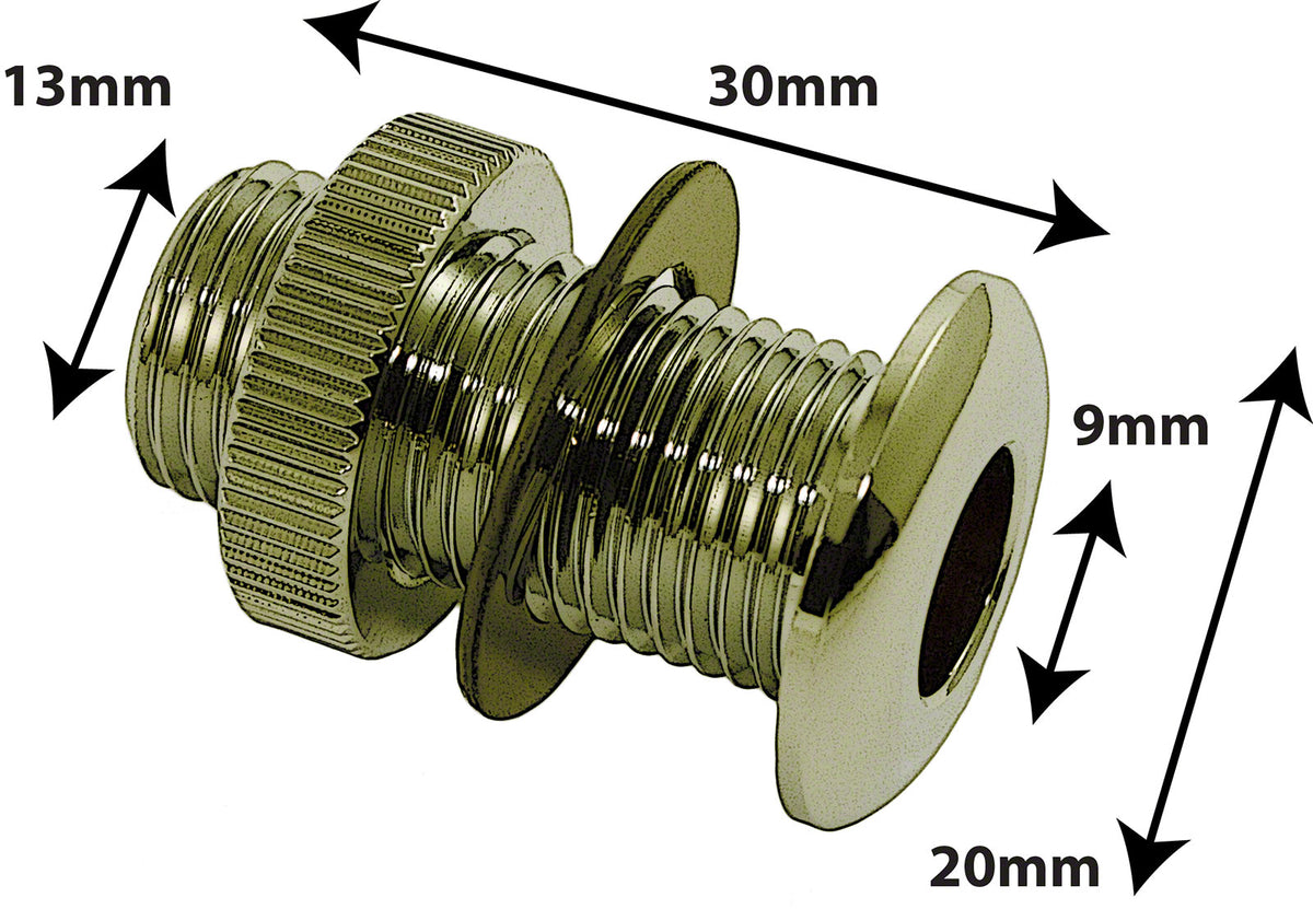 AVH4BR - Sfiato Di Decompressione Pressofuso 30mm Ottone