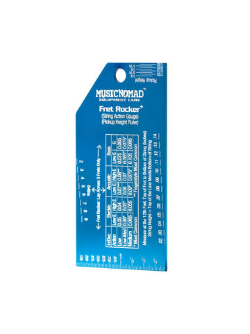 MN822 Fret Rocker - Righello per Misurare l'Altezza delle Corde e dei Pickup