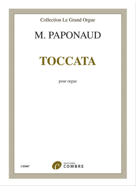 Paponaud - Toccata - Orgue