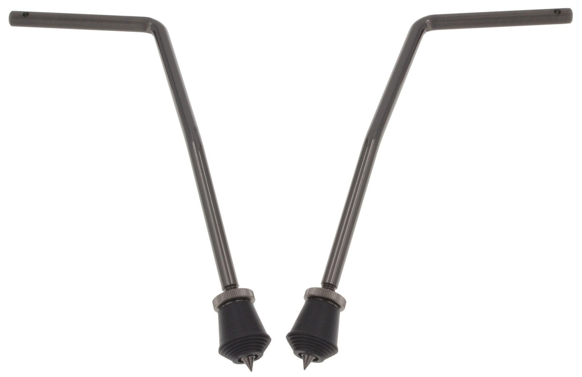 BDS7-105-Bk Piedi Cassa Curvi 10.5mm X2 Neri