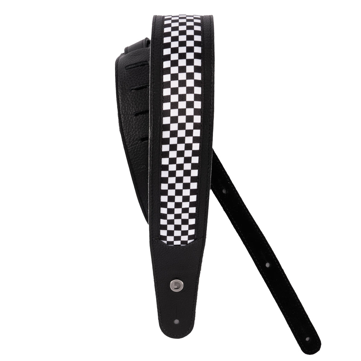 Hybrid Tracolla per chitarra in pelle a quadretti