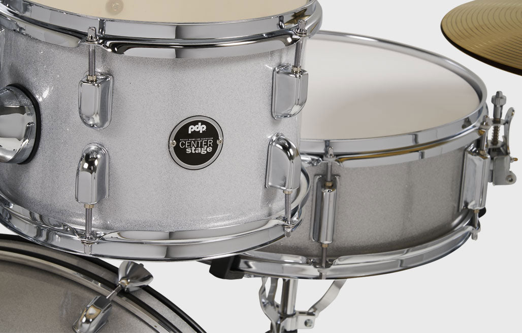 SET COMPLETO BATTERIA CENTERSTAGE DIAMOND WHITE SPARKLE PDCE2215KTDW