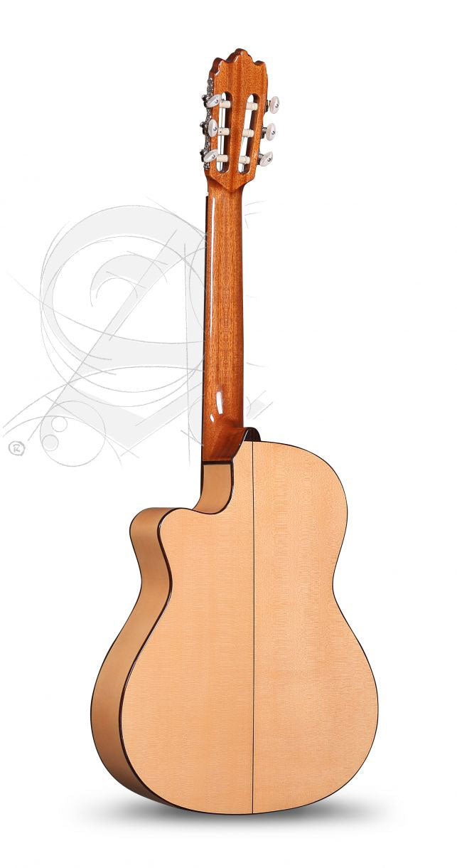 Student 3F Cw E1 Flamenco + 9738 25mm Gigbag