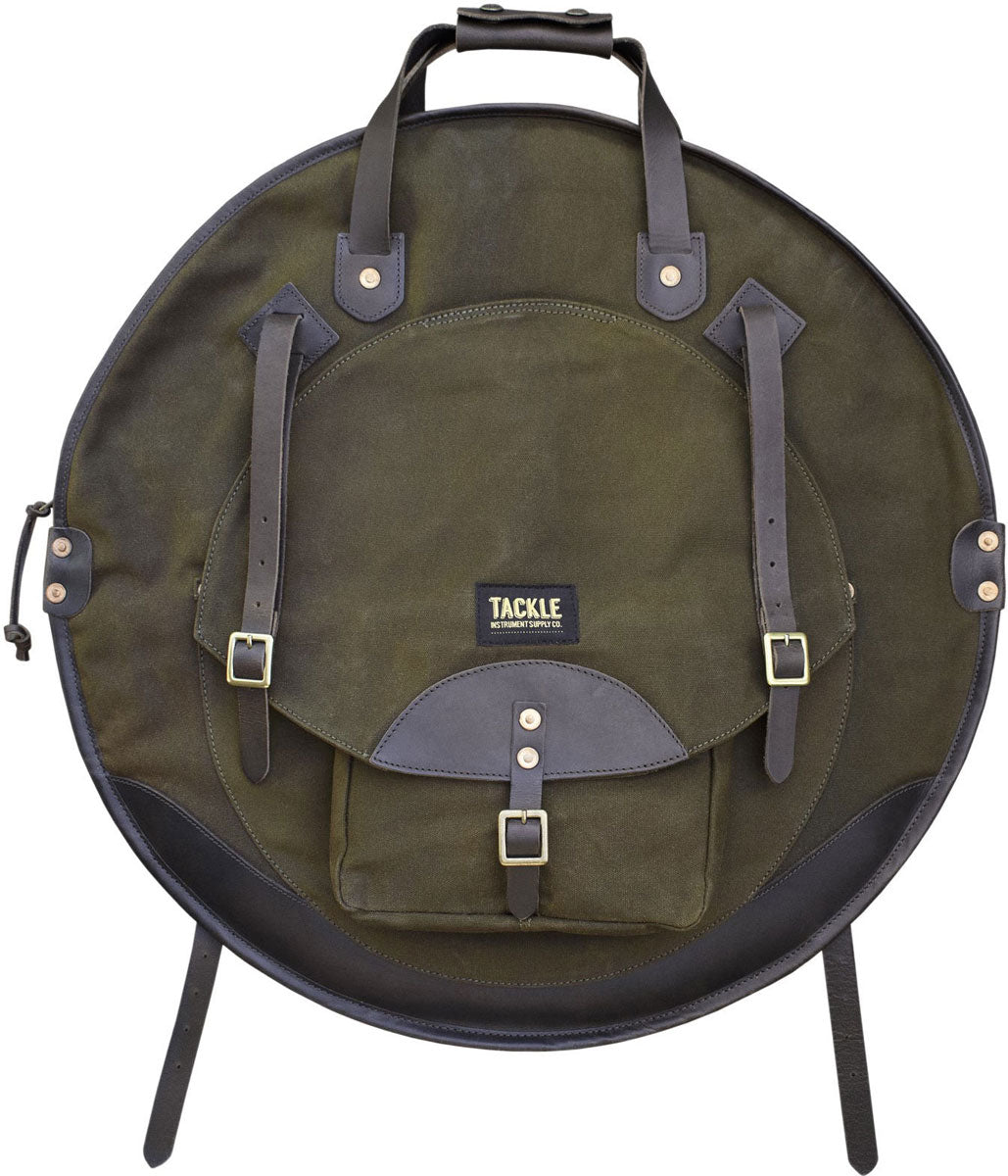 Zaino per piatti 22" - Verde/Marrone Scuro