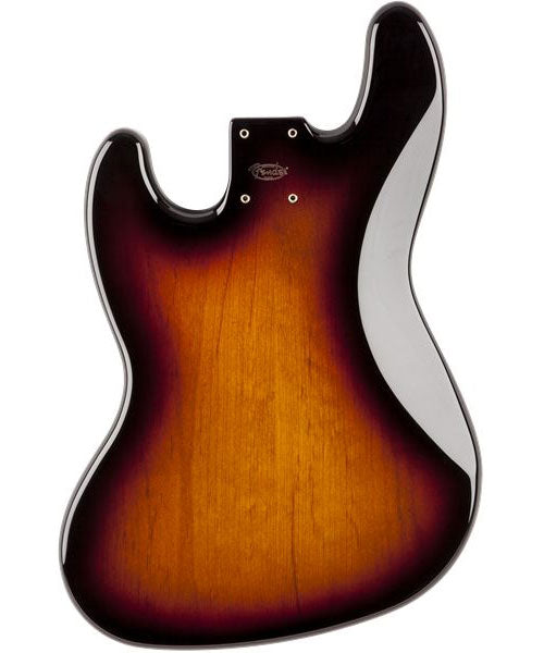 STANDARD JAZZ BASS CORPO IN ONTANO, SUNBURST MARRONE