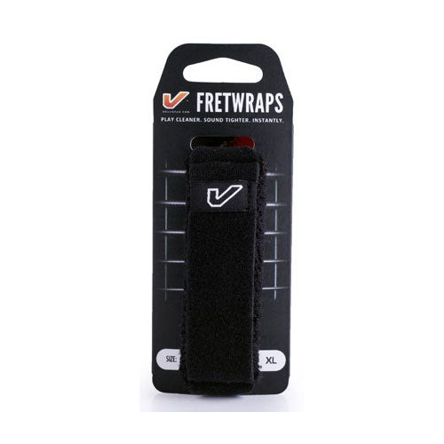 FRETWRAPS STRING MUTER- 1 PACK NERO (GRANDE)