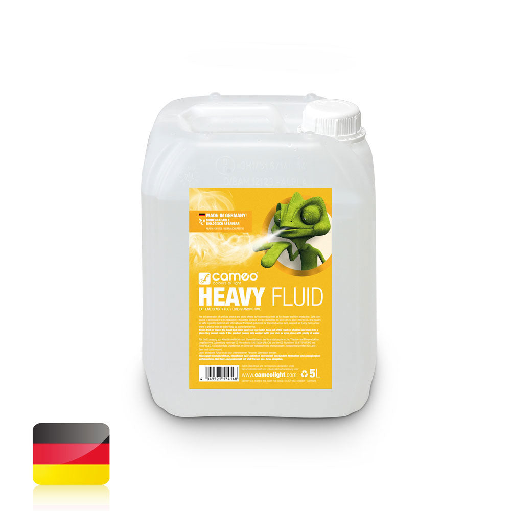 Cameo HEAVY FLUID 5L - LIQUIDO ALTISSIMA DENSIT E LUNGA DURATA PER MACCHINE DA FUMO - 5 L