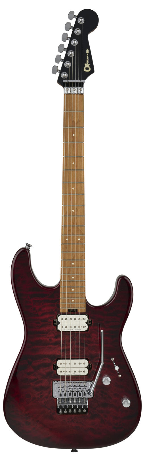 Pro-Mod Plus San Dimas Style 1 HH FR CM MN Caramellato Sangria Burst